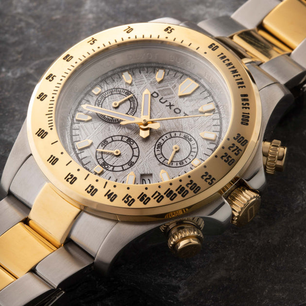 Duxot Atlantica Cubic Zirconium Chronograph Gold Limited Edition