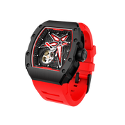 Olto-8 OLTO-8 REEF Skeleton Automatic Watch Red