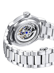 Manufaktur Waldhoff Republic II Diamond Silver on stainless steel bracelet