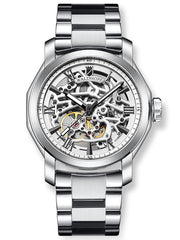 Manufaktur Waldhoff Republic II Diamond Silver on stainless steel bracelet