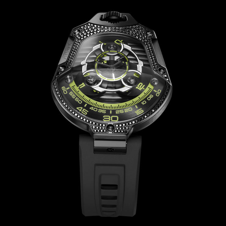 Atowak Spaceship Automatic Diamond Limited Edition Black