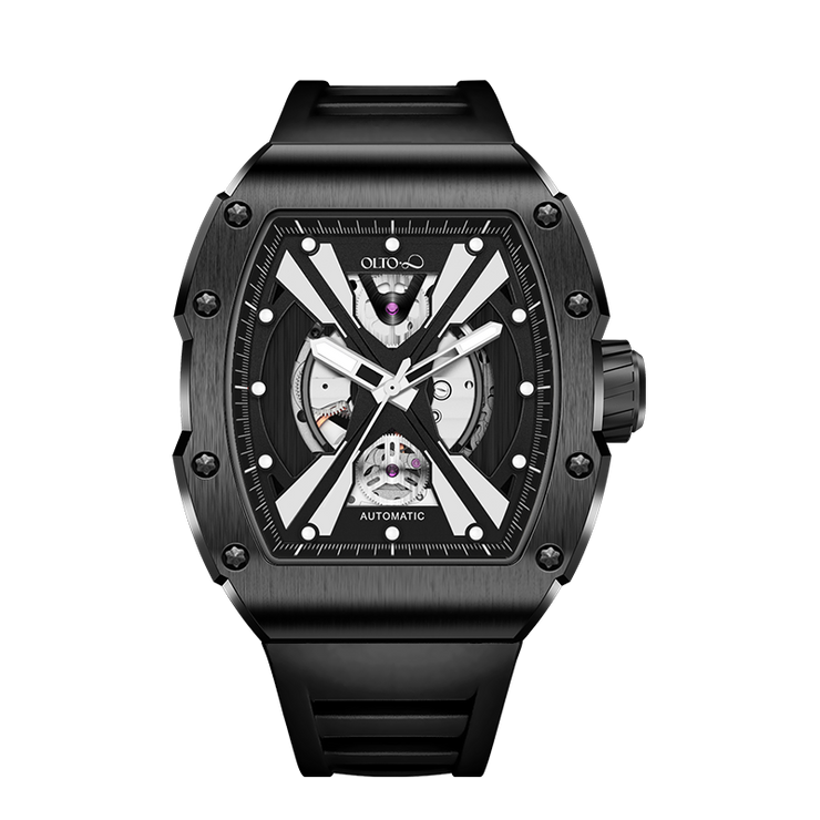 Olto-8 Explore-X Skeleton Automatic Black