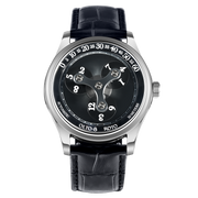 Olto-8 Roto Wandering Hour Automatic Midnight Black