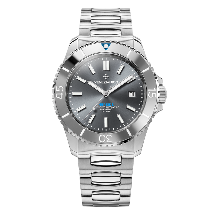 Venezianico Nereide Tungsteno 42 Swiss Automatic SS Grey