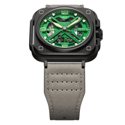 Olto-8 IRON-X Square Skeleton Automatic Watch Green