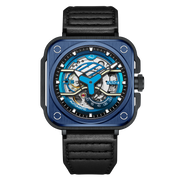 Olto-8 Iron-Ex Skeleton Automatic Blue