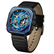 Olto-8 Iron-Ex Skeleton Automatic Blue