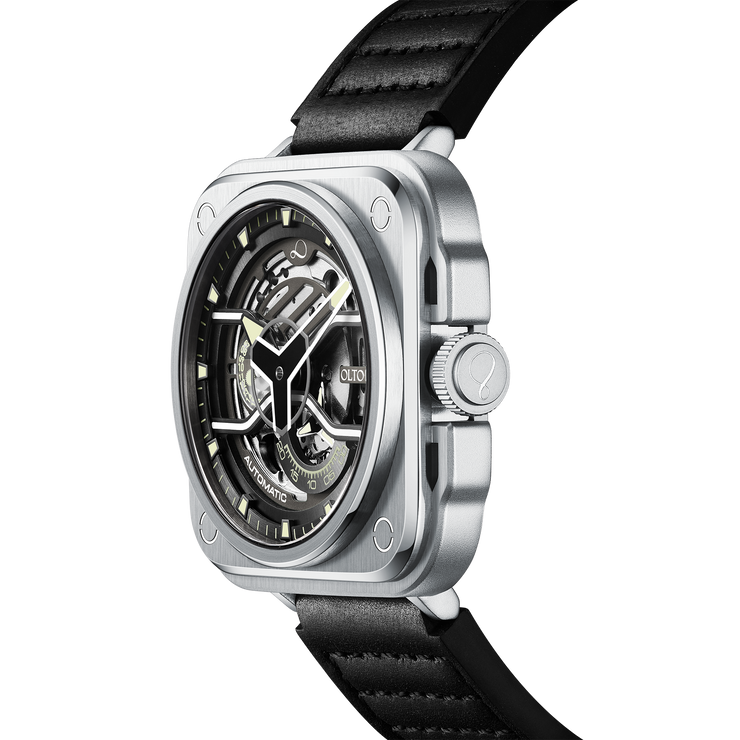 Olto-8 Iron-Ex Skeleton Automatic Silver