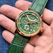 Manufaktur Waldhoff Multimatic II Emerald Malachite Limited