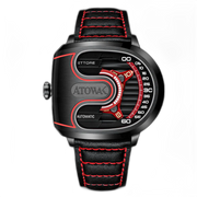 Atowak Ettore Drift 4-Arm Automatic Wandering Hour Black Red