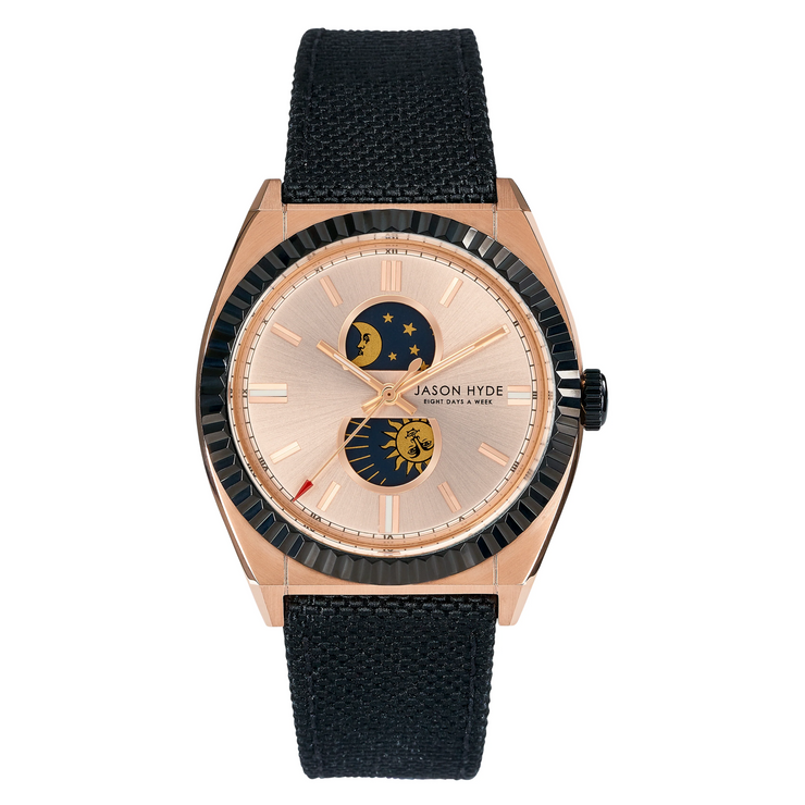 Jason Hyde Lunatico 40mm Rose Gold Black