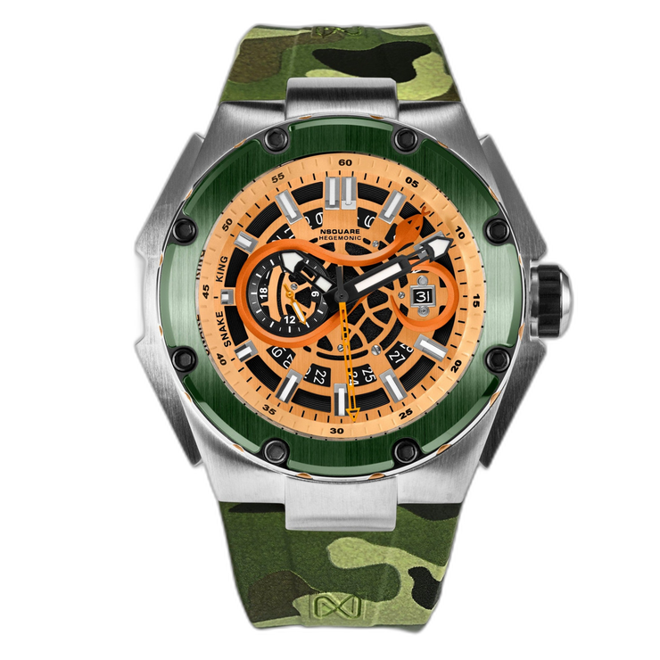 NSQUARE Snake King Automatic 46mm N10.9SS Green Magic