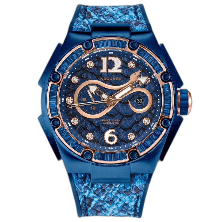 NSQUARE SnakeQueen Automatic Watch 46mm N11.10 Empress Blue