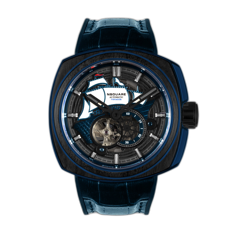 NSQUARE Voyager Automatic 51mm N25.2 Blue Black