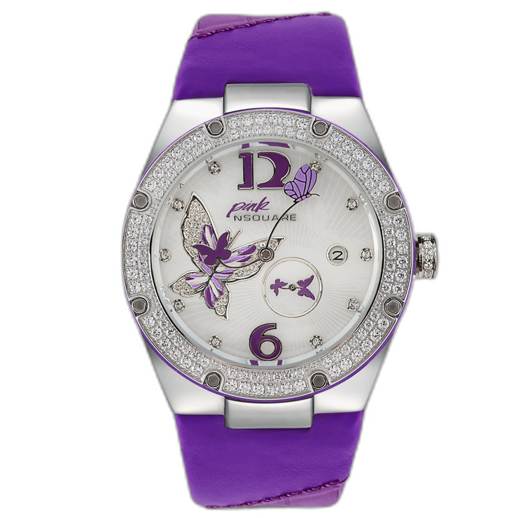 NSQUARE PINK Gracefully Automatic 40mm NP01.1 Purple