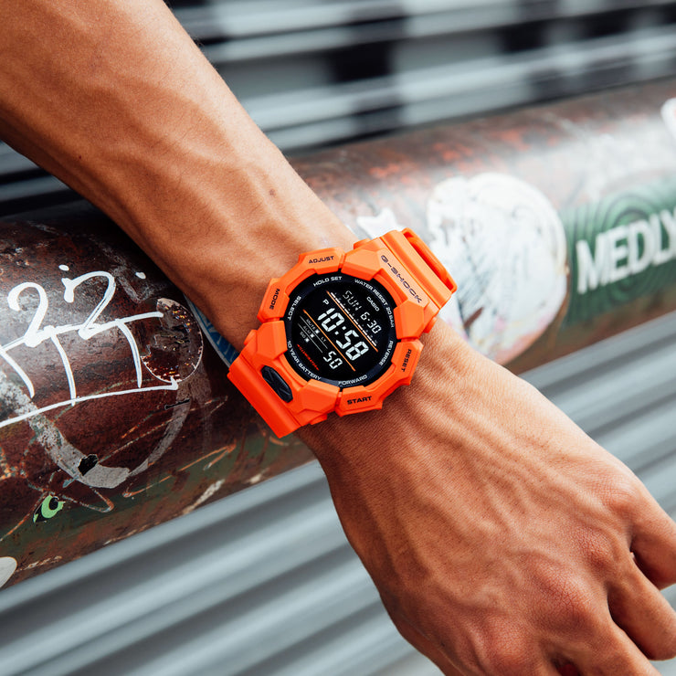 G-Shock GD010 Rugged Digital 10 Year Battery Orange