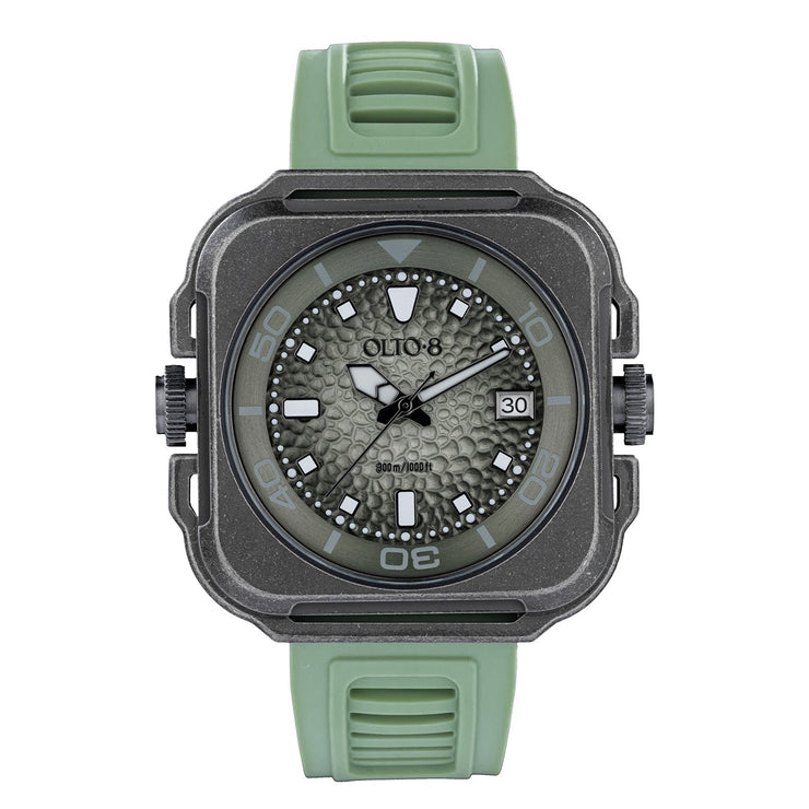 Olto-8 Coral Steward Diving Automatic Retro Green