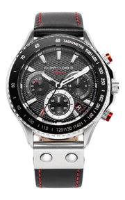 Filippo Loreti Ascari Sport Steel Black Leather