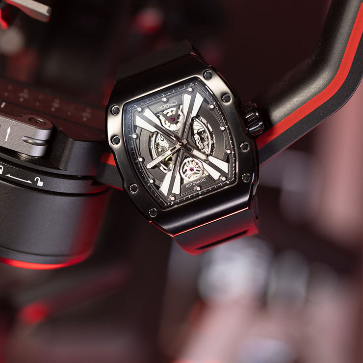 Olto-8 Explore-X Skeleton Automatic Black