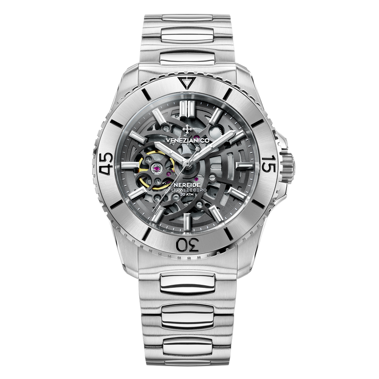 Venezianico Nereide Ultraleggero 42 Automatic SS Silver