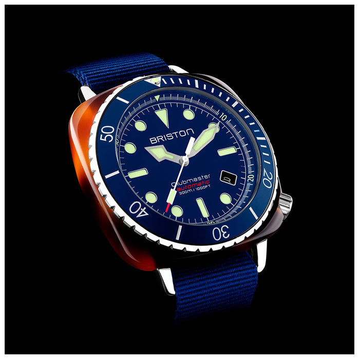 Briston Clubmaster Diver Pro Blue angled shot picture