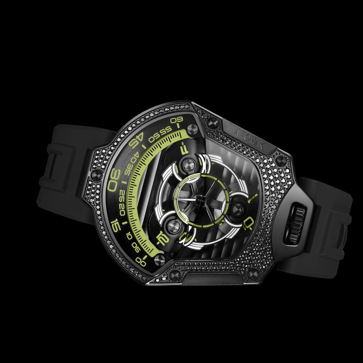 Atowak Spaceship Automatic Diamond Limited Edition Black