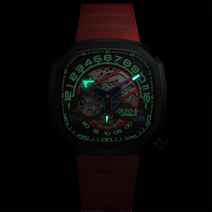 Olto-8 Infinity II Automatic Black Red