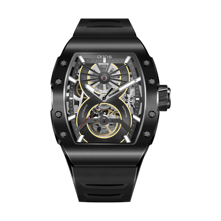 Olto-8 Shot Skeleton Automatic Black