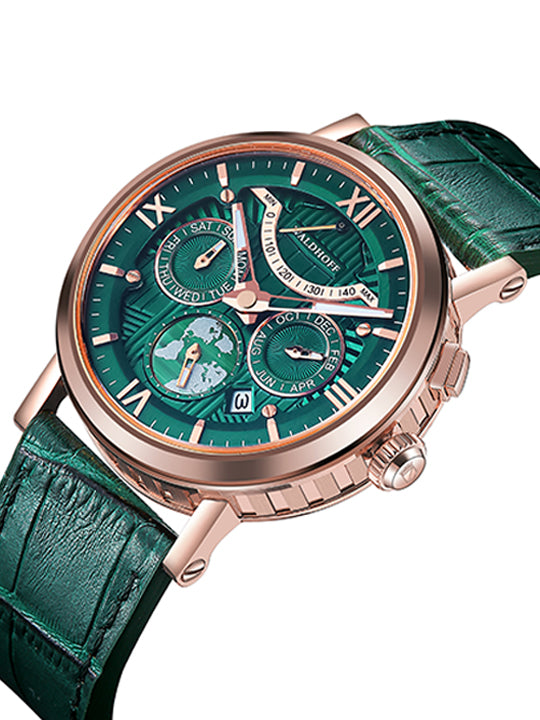 Manufaktur Waldhoff Multimatic II Emerald Malachite Limited