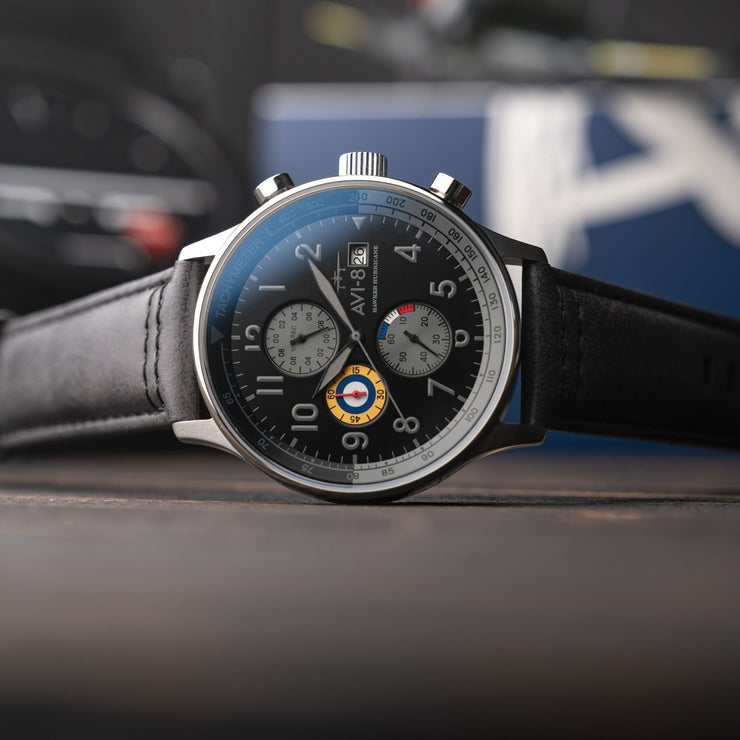 AVI-8 Hawker Hurricane Classic Chronograph Grey Black