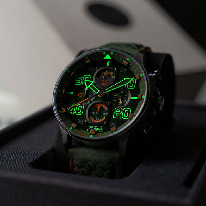 AVI-8 Hawker Typhoon Coningham Chronograph Harding angled shot picture