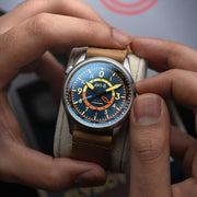 AVI-8 Flyboy Wingman Worldtimer GMT Automatic Atlantic Blue