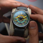 AVI-8 Flyboy Wingman Worldtimer Gmt Automatic Tropical Grey