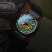 AVI-8 Flyboy Wingman Worldtimer Gmt Automatic Tropical Grey