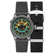 AVI-8 Flyboy Wingman Worldtimer Gmt Automatic Tropical Grey