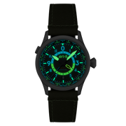 AVI-8 Flyboy Wingman Worldtimer GMT Automatic Jungle Green