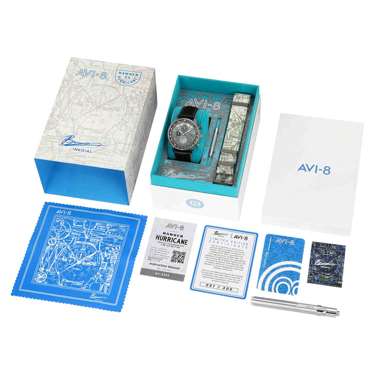 AVI-8 Hawker Hurricane Inkdial Chronograph Limited Edition