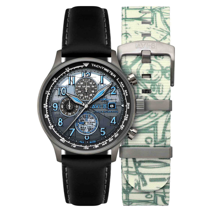 AVI-8 Hawker Hurricane Inkdial Chronograph Limited Edition