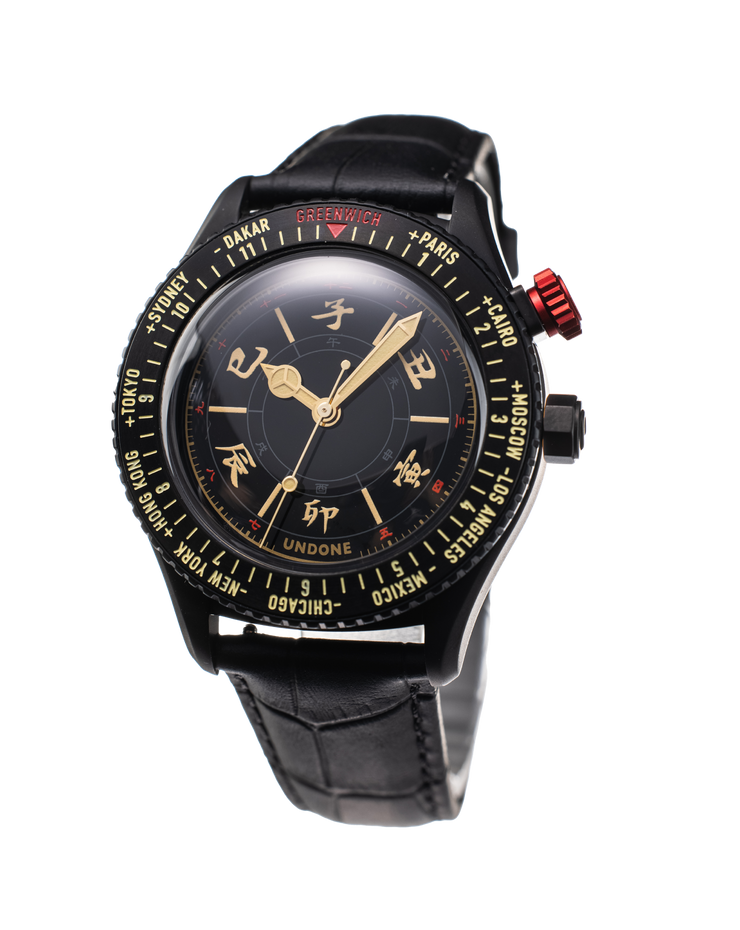 Undone Aero Chinese Hour 2024 Black Dial