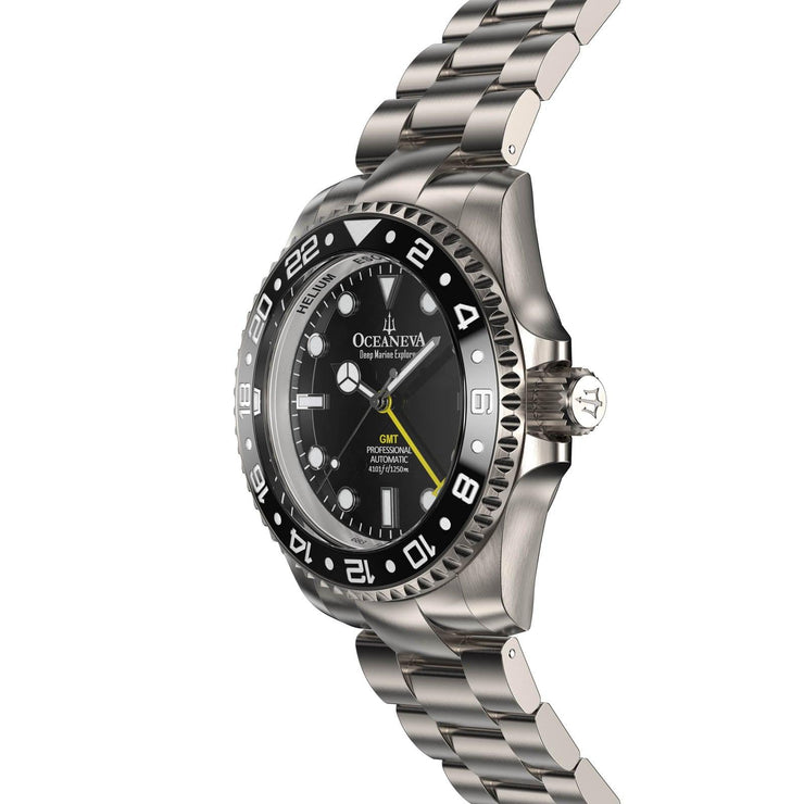 Oceaneva GMT Titanium Deep Marine Explorer 1250M Automatic Black