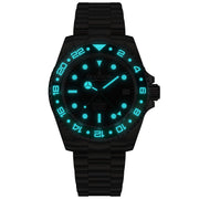 Oceaneva GMT Titanium Deep Marine Explorer 1250M Automatic Black Green