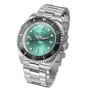 Oceaneva Oceaneva Men's Deep Marine Explorer II 1250M Pro Diver Watch Aquamarine Burst Dial