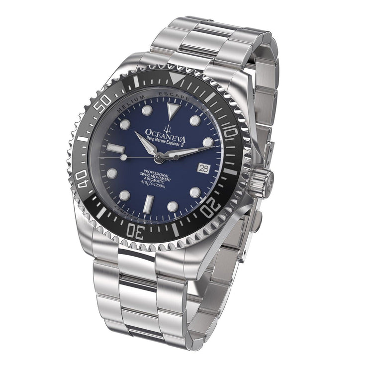 Oceaneva Deep Marine Explorer II 1250M Pro Diver Automatic Navy Limited Edition