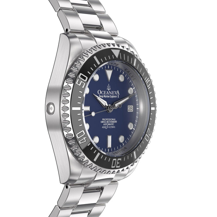 Oceaneva Deep Marine Explorer II 1250M Pro Diver Automatic Navy Limited Edition