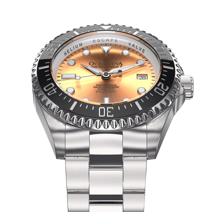 Oceaneva Deep Marine Explorer II 1250M Pro Diver Copper Burst