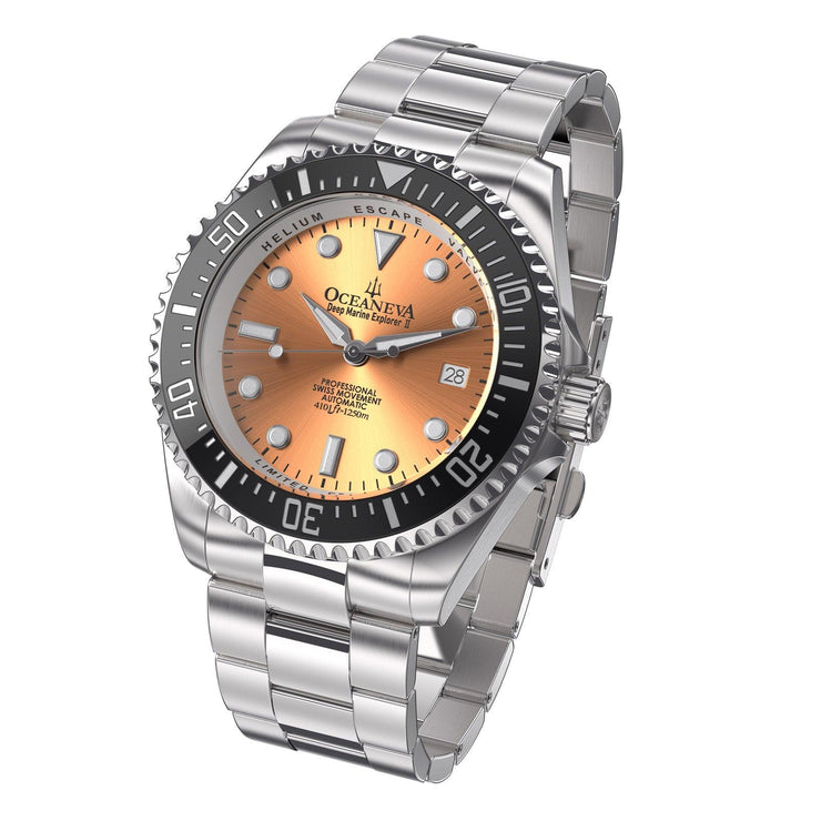 Oceaneva Deep Marine Explorer II 1250M Pro Diver Copper Burst