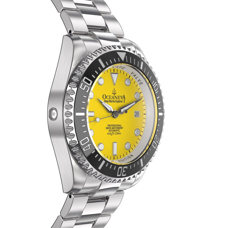 Oceaneva Deep Marine Explorer II 1250M Pro Diver Yellow Limited Edition