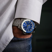 Oceaneva GMT Titanium Deep Marine Explorer 1250M Automatic Blue White