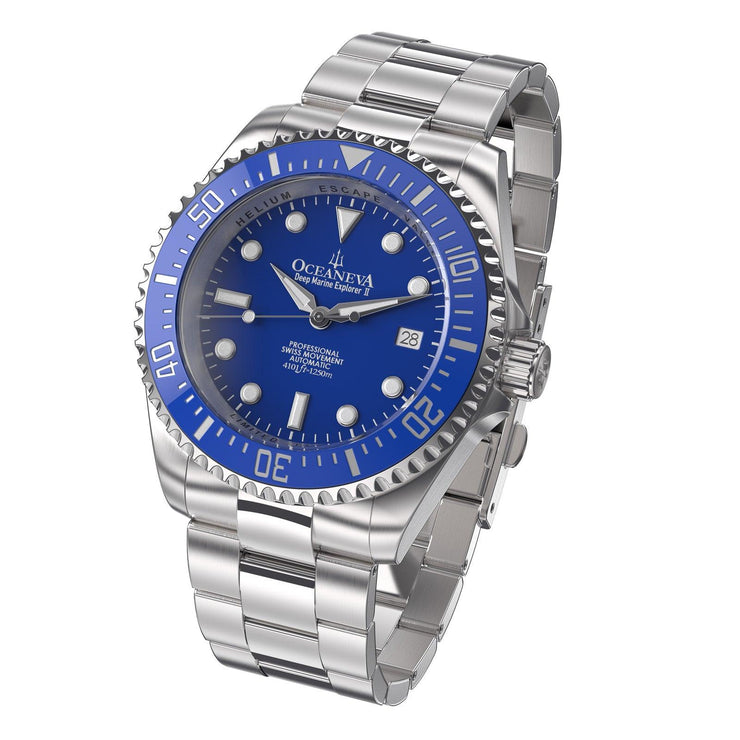 Oceaneva Deep Marine Explorer II 1250M Pro Diver Blue Limited Edition