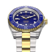 Oceaneva Deep Marine Explorer II 1250M Pro Diver Watch Blue Yellow Gold